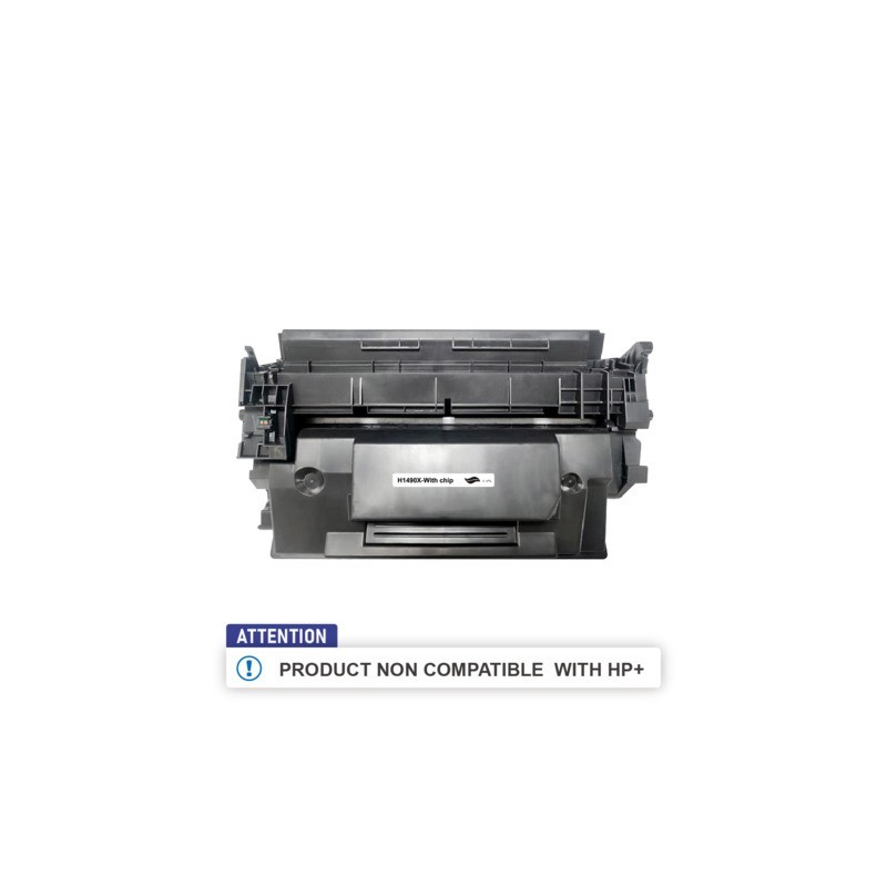 Toner Aster compatibile HP W1490X (149X) nero - H1490X-With chip