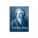 Quaderno musica spiralato Fabriano A4 - 90 g/m² - 64 fogli 19100756 (Conf.5)