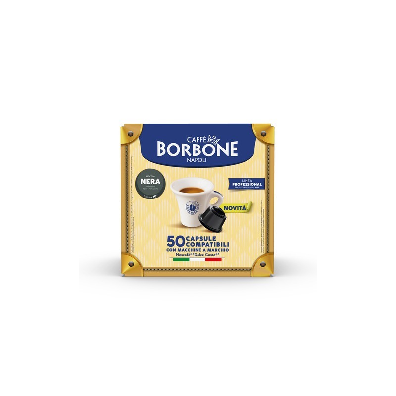 Capsule Caffè Borbone miscela nera compatibili con Dolce Gusto® - conf. 50 pz - DGBNERA50N