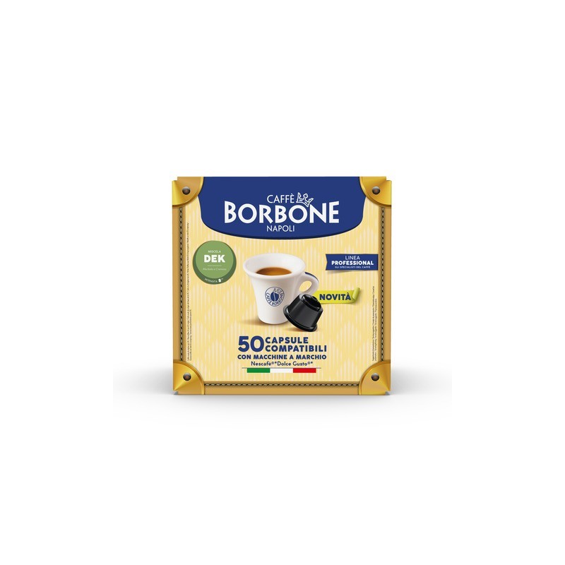 Capsule Caffè Borbone miscela dek compatibili con Dolce Gusto® - conf. 50 pz - DGBDEK50N