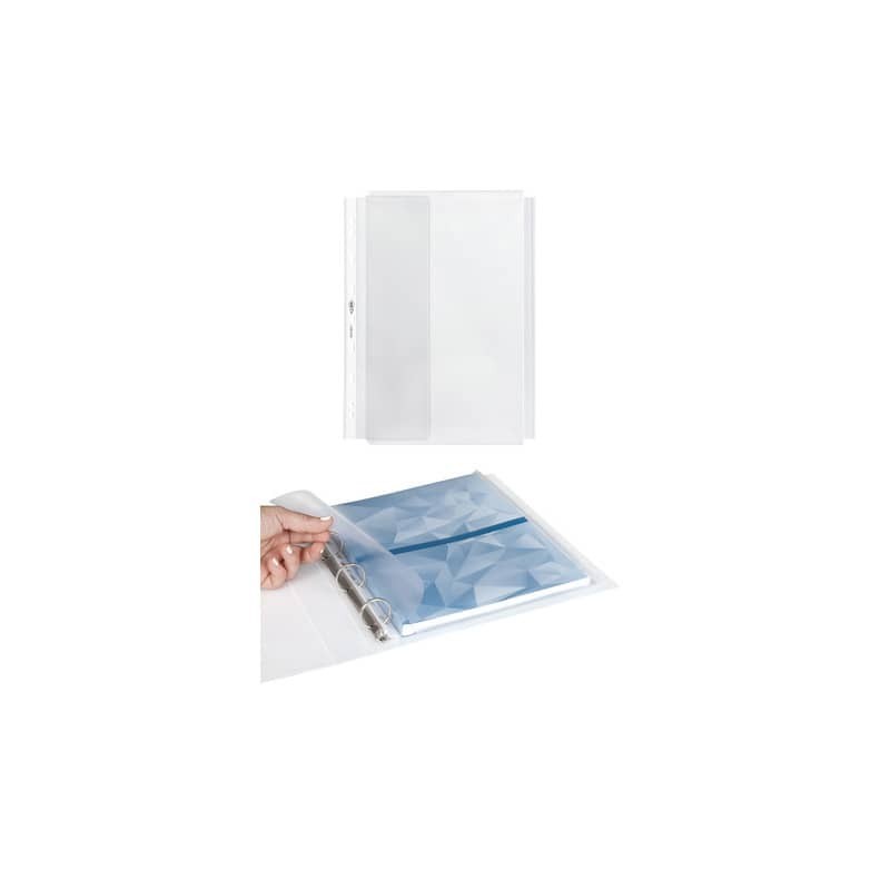 Buste con soffietto e patella laterale in PP Sei Rota Atla GS P altissima capacità trasparente 10 pz. - 662516