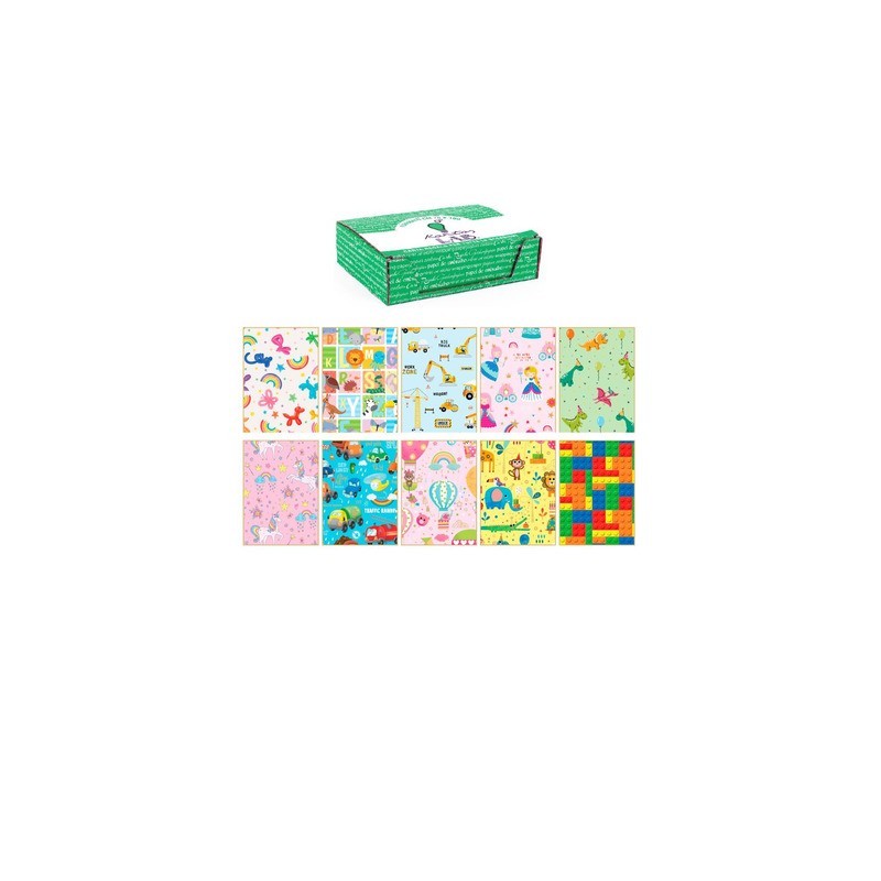 Carta regalo Kartos linea Kids 70x100 cm - conf. da 100 fogli in soggetti assortiti - 18342