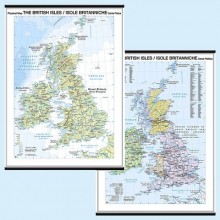Carta murale Belletti Isole Britanniche  MS11PL