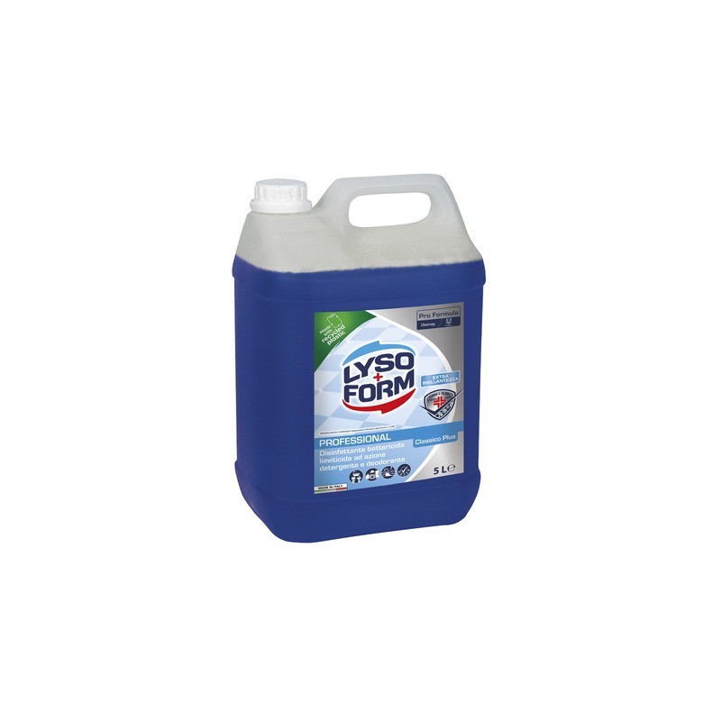 Detergente disinfettante multisuperficie professionale Lysoform 5 L classico Plus 9301017