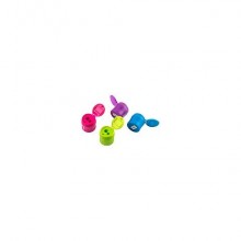 Espositore 12 temperamatite a 2 fori con serbatoio Donau in colori assortiti - 330374912