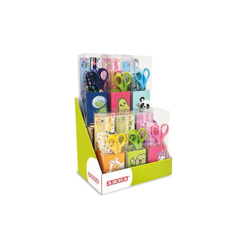 Set portapenne e accessori Arda Fancy fantasie assortite 319FANSC (Conf.6)