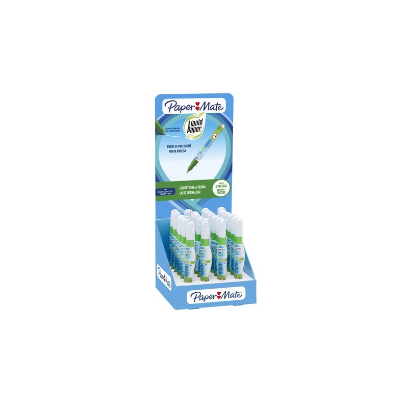 Espositore 24 correttori a penna Paper Mate NP10 7 ml - 2209441