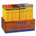 Espositore in legno da 288 matite grafite Lyra Temagraph gradazioni assortite - L1147001