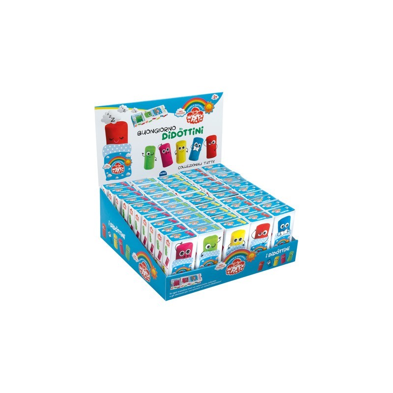 Espositore 50 Didò Didottini pasta modellabile 5 colori assortiti F363500
