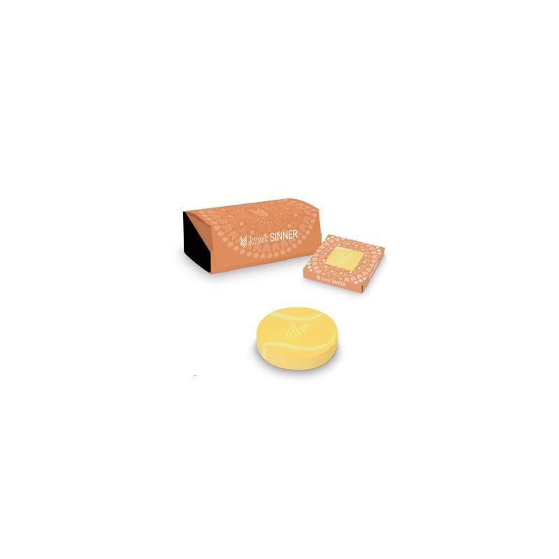 Espositore 12 blocchi da 100 foglietti riposizionabili Pigna pallina da tennis Jannik Sinner Ø 6,5 cm - 023348000