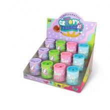 Espositore 12 temperamatite a 2 fori Lebez in morbida gomma con particolari 3D linea Cutie - 81969