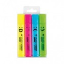 Evidenziatori Tratto Video Emotion conf. 4 pezzi in astuccio appendibile colori assortiti - F83870100