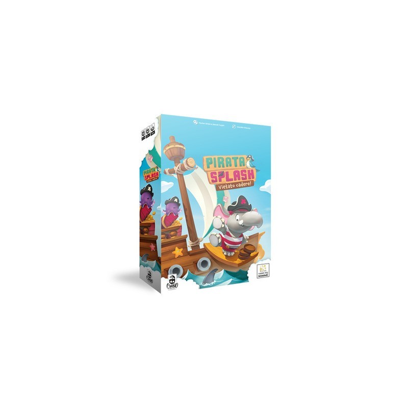 Gioco da tavolo Cranio Creations Pirata Splash età 5+ da 2 a 4 giocatori CC426