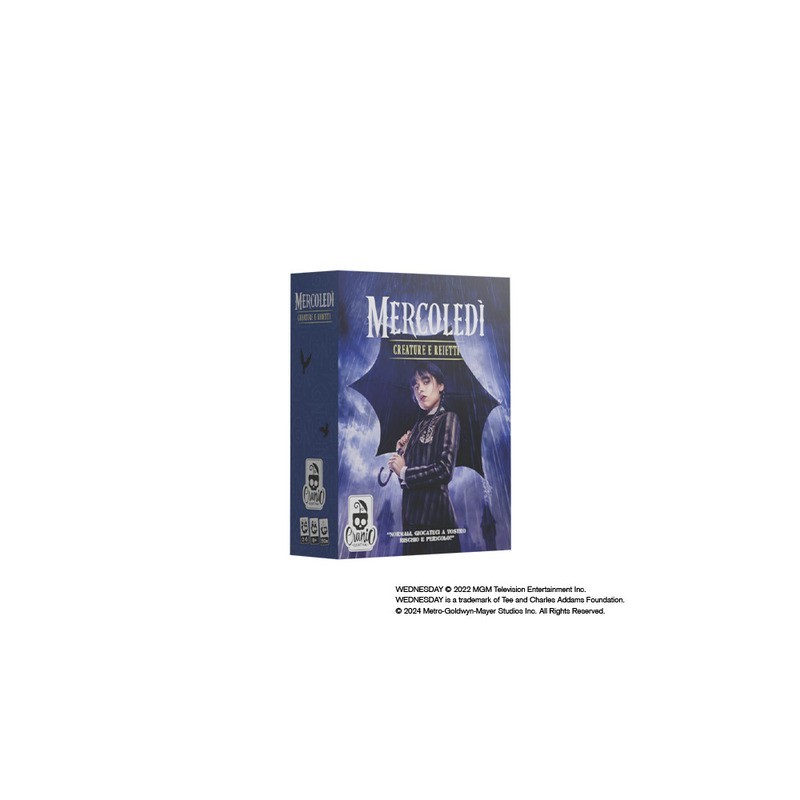 Gioco da tavolo Cranio Creations Mercoledi' - Creature e Reietti eta' 8+ da 2 a 6 giocatori - CC621