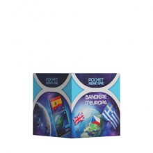 Gioco da tavolo tascabile Cranio Creations Pocket Memo Line - Bandiere d’Europa età 5+ da 2 a 4 giocatori -