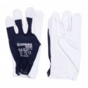Guanti da lavoro con impugnatura in pelle di capra e dorso in PL Donau Safety conf. 12 pz Tg. 7/S - 32113221-07