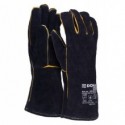 Guanti da lavoro per saldatura MIG in pelle crosta bovina Donau Safety nero conf. 12 pz Tg. 10/XL - 32185631-10