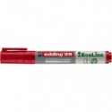 Marcatore per lavagne bianche Edding 28 EcoLine punta tonda - tratto 1,5-3 mm rosso - 4-28002 (Conf.10)