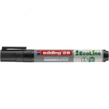 Marcatore per lavagne bianche Edding 28 EcoLine punta tonda - tratto 1,5-3 mm nero - 4-28001 (Conf.10)