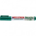 Marcatore permanente Edding 21 EcoLine punta tonda - tratto 1,5-3 mm verde - 4-21004 (Conf.10)