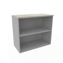 Armadio a giorno basso finitura trama scocca trama antracite 90x45xH.81,5 cm Practika Quadrifoglio - ECEB90G-CL-TA