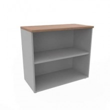 Armadio a giorno basso finitura trama scocca trama antracite 90x45xH.81,5 cm Practika Quadrifoglio - ECEB90G-NO-TA