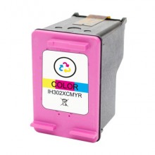 Cartuccia Aster compatibile HP 302XL Tricolore - F6U67AE - ciano/magenta/giallo - IH302XCMYR