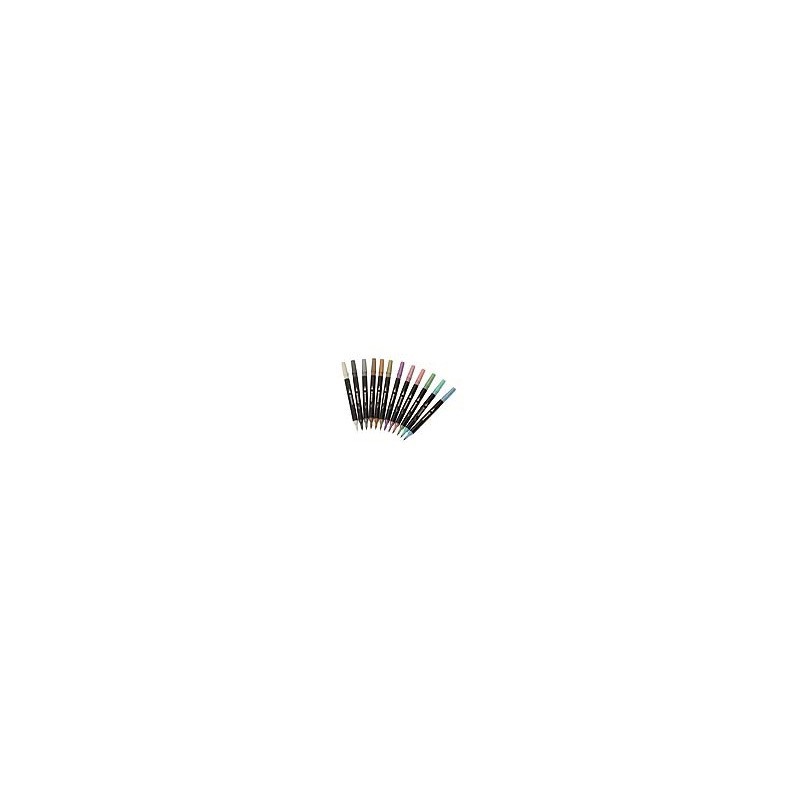 Pennarello Dual Brush a doppia punta Donau in conf. 12 colori assortiti - 322293 (Conf.12)