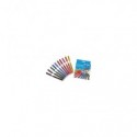 Pennarello con punta in fibra con glitter Donau in conf. da 10 colori assortiti - 322234 (Conf.10)