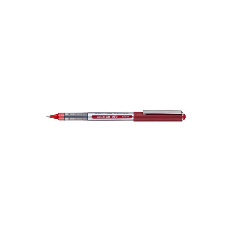 Penna gel con cappuccio Uni-Ball Eye 0,5 mm rosso M UB150E R