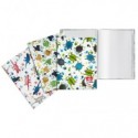 Portalistini Plastibor Icon Sea 22x30 cm 40 buste - copertina in PP stampato - fantasie assortite - P5040290 (Conf.12)