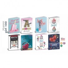 Maxi quaderno Blasetti  Girl A4 100 g - conf. 10 pz - 10 mm 7462