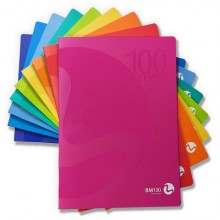 Maxi quaderno BM Arti Grafiche Be More Centus A4 - 100 g/m² - 18+1 ff - 4F - assortiti - conf. 12 pezzi - 0101037
