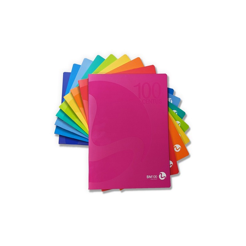 Maxi quaderno BM Arti Grafiche Be More Centus A4 - 100 g/m² - 18+1 ff - 4F - assortiti - conf. 12 pezzi - 0101037