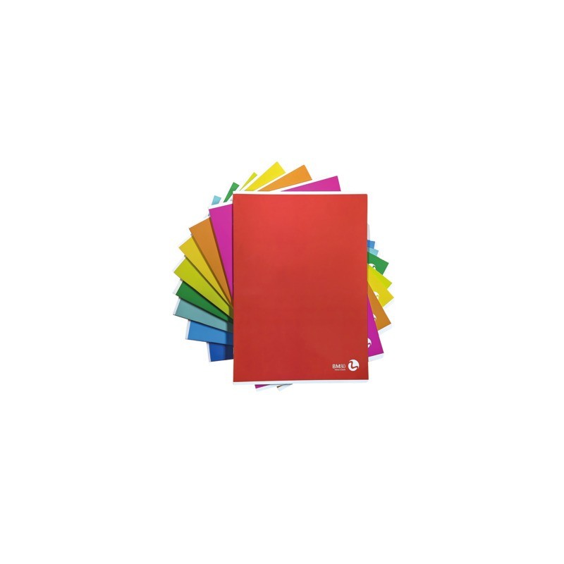 Maxi quaderno BM Arti Grafiche Be More Color Basic A4 - 80 g/m² - 20+1 ff - A - assortiti - conf. 10 pezzi - 0110600