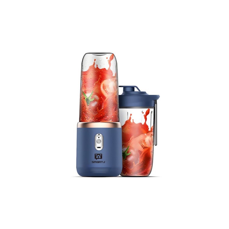 Frullatore portatile Smart-J Easyblend con doppio bicchiere blu A004471