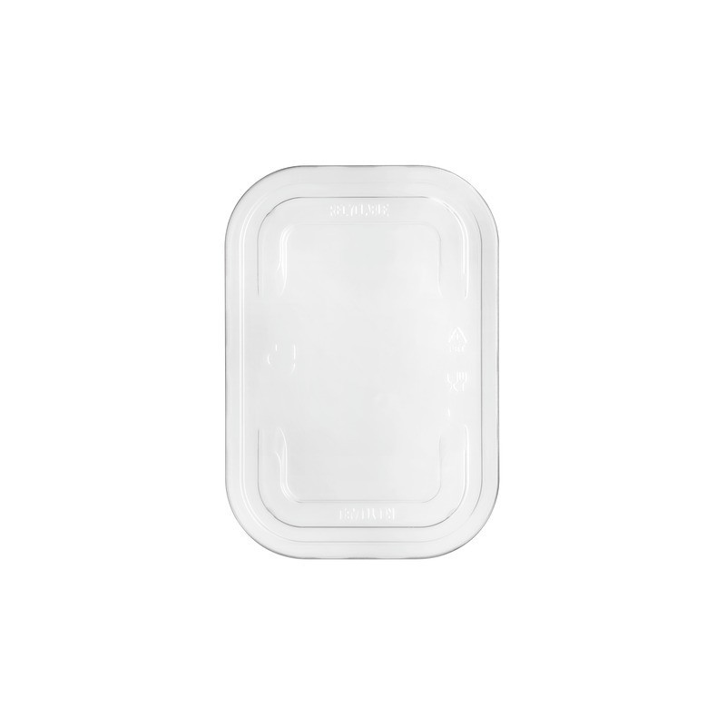 Coperchi in PP Dopla Professional per insalatiere rettangolari da 500-750-1000 ml trasparente - conf. 50 pz - 06047