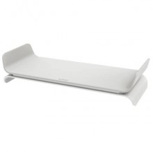 Supporto per monitor regolabile a 2 altezze Leitz Ergo grigio chiaro - 209x112x438 mm - 65040085