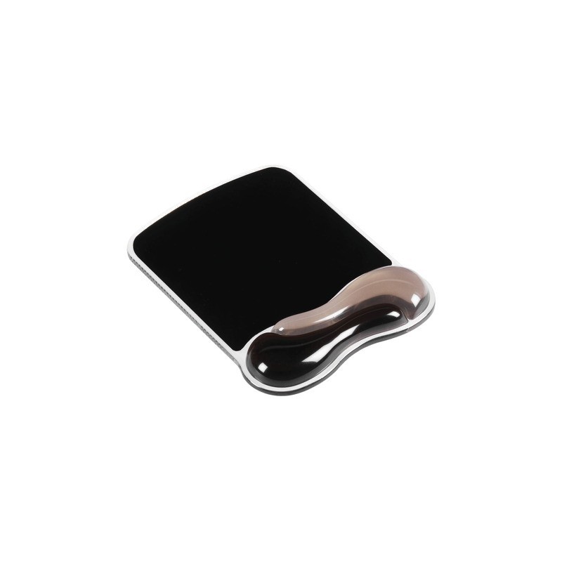 Tappetino per mouse con poggiapolsi Kensington Duo Gel Wave fumo chiaro/scuro - 62399
