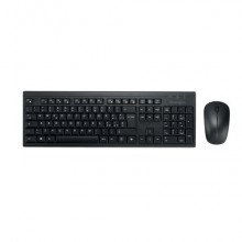 Set mouse + tastiera wireless ricaricabile Kensington KM270 EQ nero ricaricabile - K75560IT