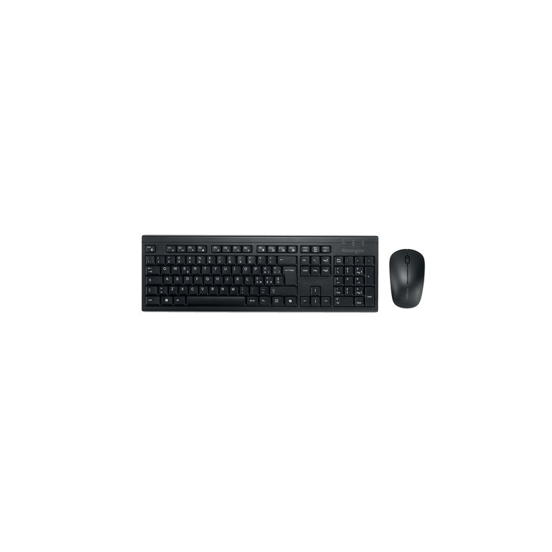 Set mouse + tastiera wireless ricaricabile Kensington KM270 EQ nero ricaricabile - K75560IT