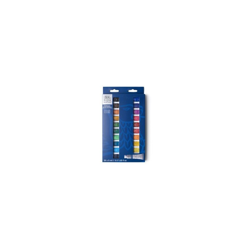 Acquerelli Winsor&Newton Cotman - conf. 20 tubetti da 5 ml in colori assortiti 0390665