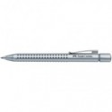 Penna a sfera a scatto Faber-Castell Grip 2011 XB argento 144111