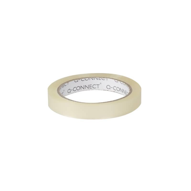 Nastro adesivo trasparente Q-Connect in PP 19 mm x 66 m - conf. 8 rotoli - KF27016