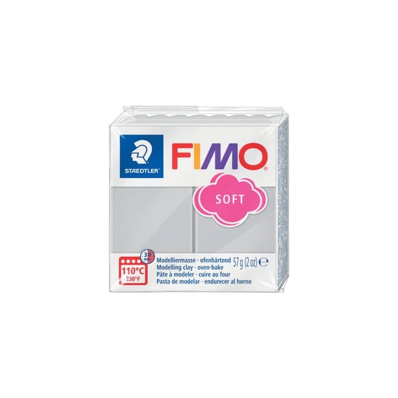 Pasta modellabile Staedtler FIMO® soft 57 g grigio delfino - 8020-80