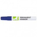 Marcatore permanente Q-Connect con fusto in metallo e punta conica 4 mm blu KF11709 (Conf.10)