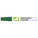 Marcatore permanente Q-Connect con fusto in metallo e punta conica 4 mm verde KF11711 (Conf.10)