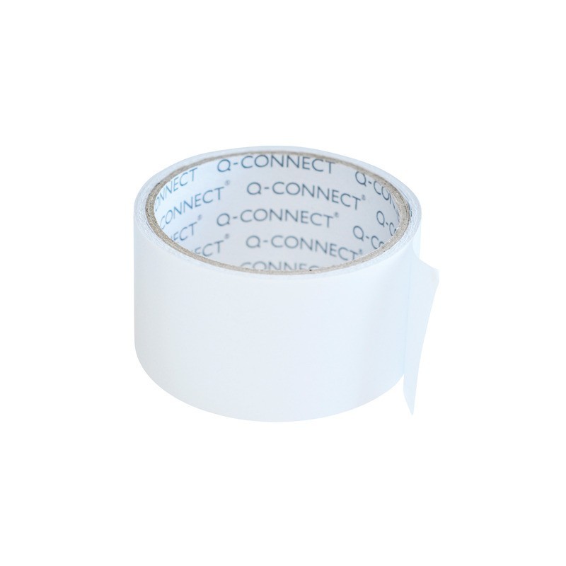 Nastro biadesivo 90 μm Q-Connect - conf. 6 pezzi - 50 mm x 5 m KF17474