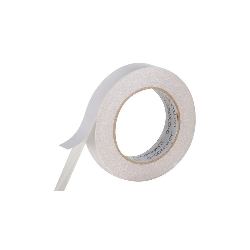 Nastro biadesivo in foam Q-Connect - conf. 8 pezzi - 12 mm x 5 m KF17477