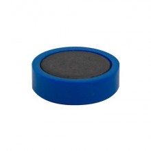 Magneti per lavagne bianche 25 mm Q-Connect blu - conf 10 pz - KF02640